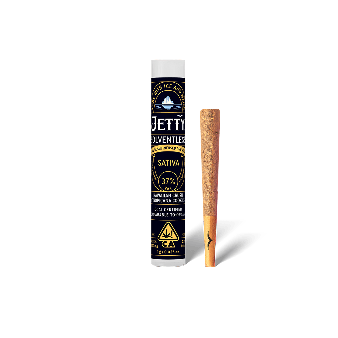 Jetty Extracts - Hawaiian Crush x Tropicana Cookies | Live Rosin Infused Joint | 1g - 1