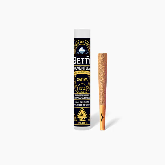 Jetty Extracts - Hawaiian Crush x Tropicana Cookies | Live Rosin Infused Joint | 1g - 1