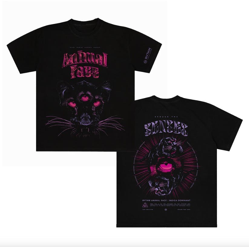 RYTHM - RYTHM Animal Face - Black [XXL] - 1