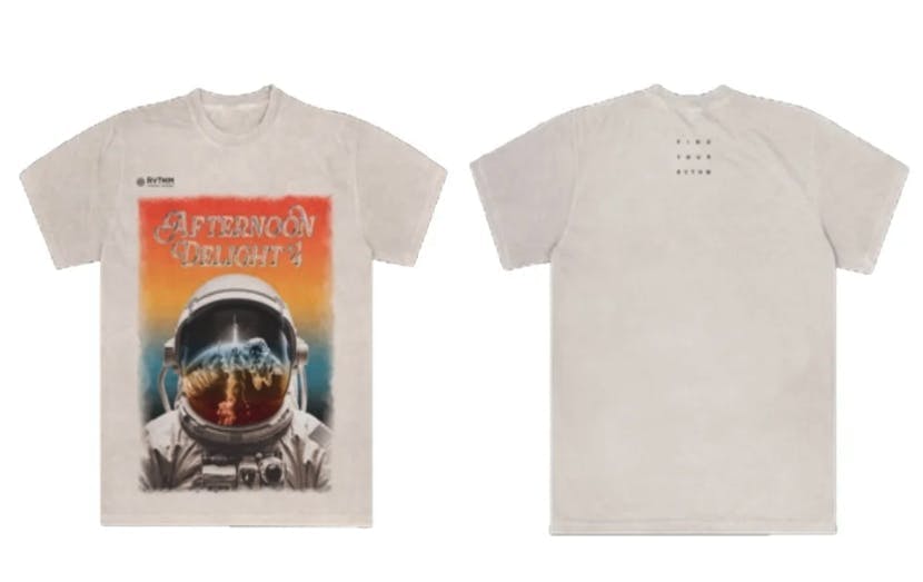 RYTHM - RYTHM Short Sleeve T Shirt Afternoon Delight Astro Head - Ivory [XL] - 1