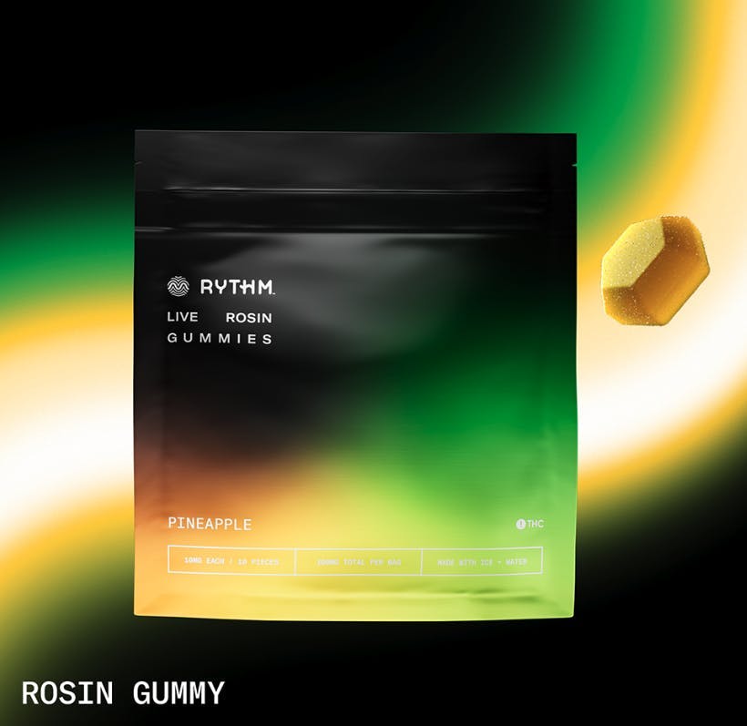 RYTHM - RYTHM Live Rosin Gummies Pineapple - Jack Herer [10pk] (100mg) - 1