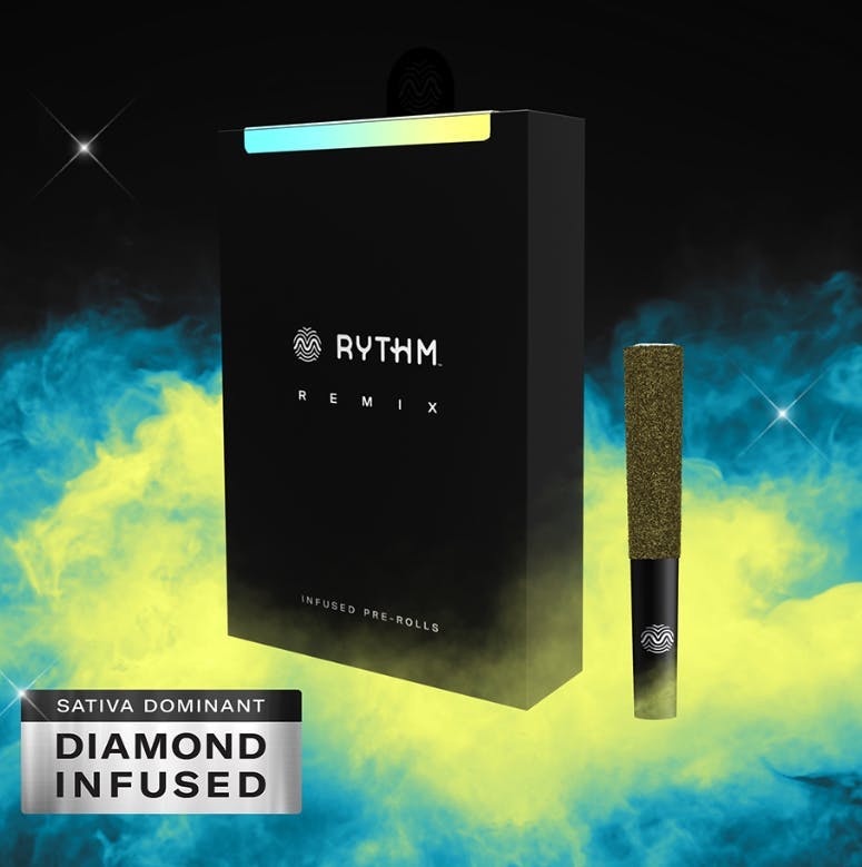 RYTHM - RYTHM 5 Pack Remix Infused Pre Roll Strawberry Sour Diesel [.5g] - 1