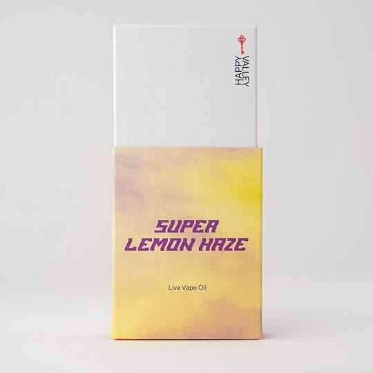 Happy Valley - Super Lemon Haze | Live Vape Oil Cartridge .5g - 1