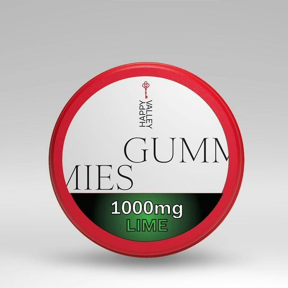 Happy Valley - Lime | Gummies 1000mg THC - Medical - 1