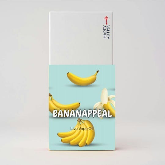 Happy Valley - Bananappeal | Live Vape Oil Cartridge .5g - 1