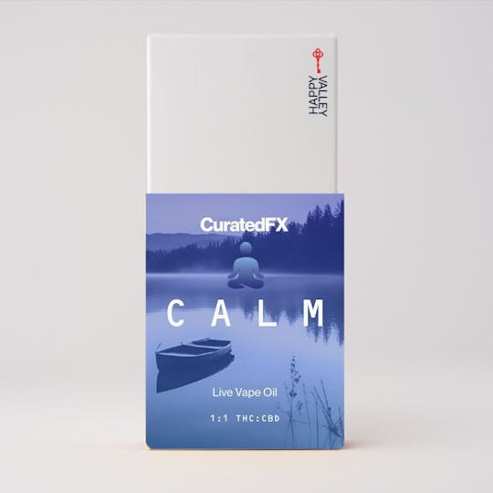 Happy Valley - CuratedFX- Calm | Live Vape Oil Cartridge 1g - 1