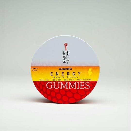 Happy Valley - Energy - Lemon Lime | Curated FX Gummies 100mg - 1