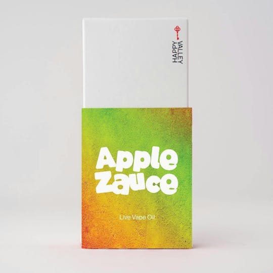 Happy Valley - Apple Zauce | Live Vape Oil Cartridge .5g - 1