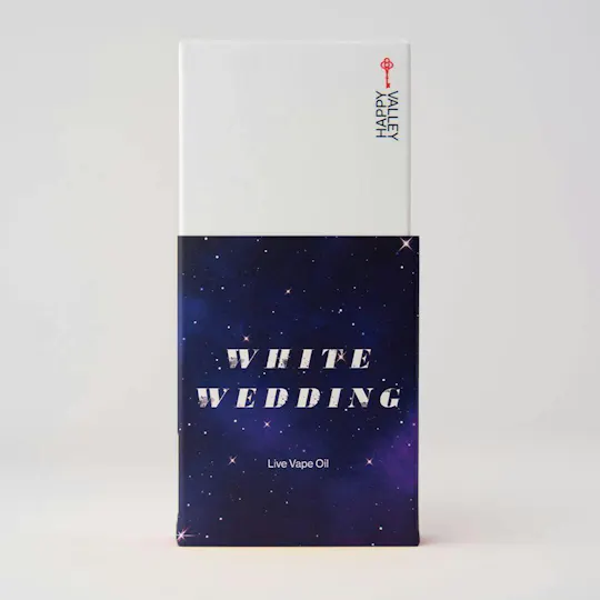 Happy Valley - White Wedding | Live Vape Oil Cartridge .5g - 1