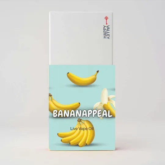 Happy Valley - Bananappeal | Live Vape Oil Cartridge 1g - 1