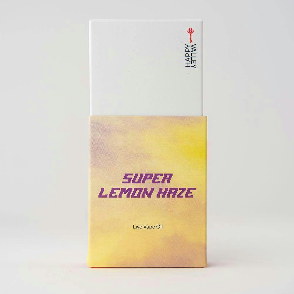Happy Valley - Super Lemon Haze | Live Vape Oil Cartridge 1g - 1