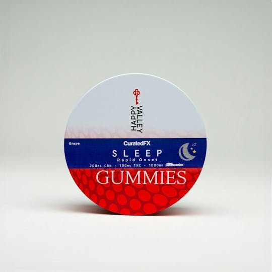 Happy Valley - Sleep - Grape | Curated FX Gummies 100mg - 1