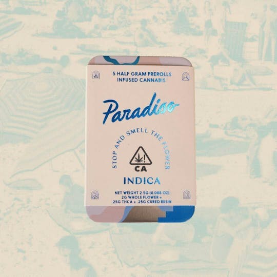 Paradiso Gardens - Paradiso Infused Prerolls 5pk | Black Mamba (2.5g total) - 1