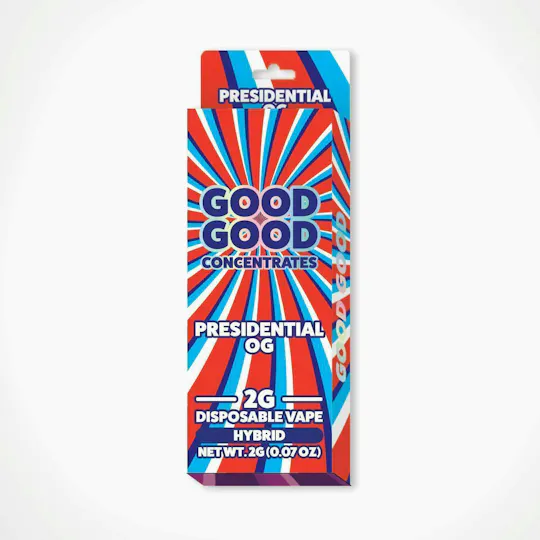 Good Good - Good Good | Presidential OG | Disposable | 2g - 1