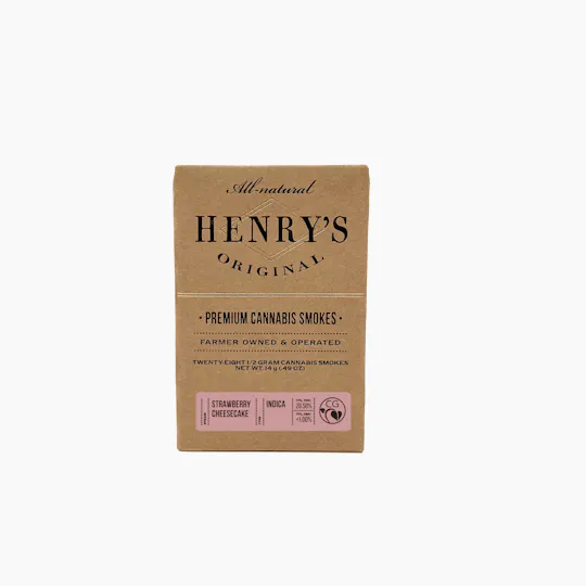 Henry's Original - Henry's Original | Strawberry Cheesecake | Joints | 0.5g each | 28pk - 1