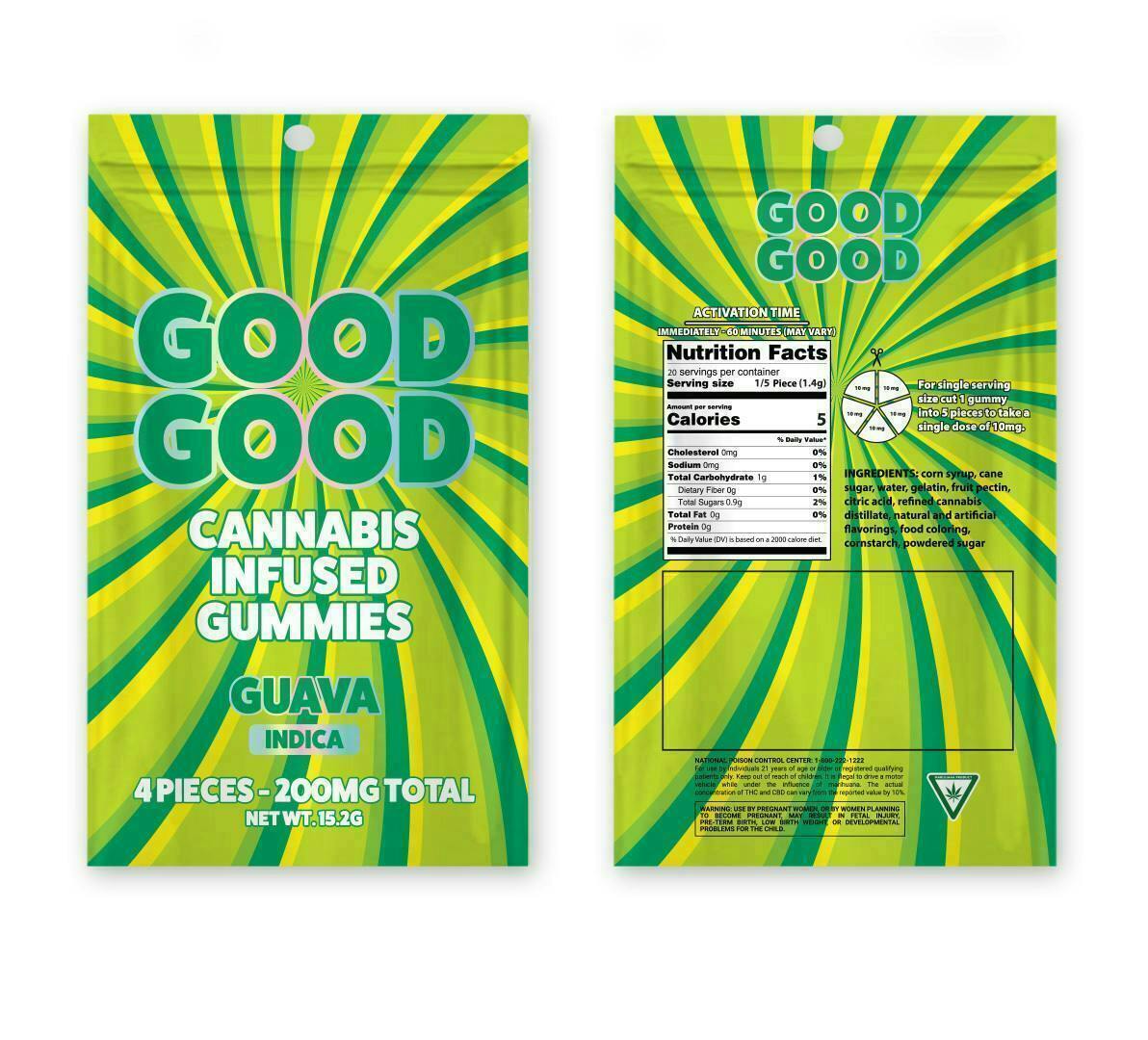 Good Good - Good Good | Guava Gummies | 200mg | 4pk | 50mg/ea - 1