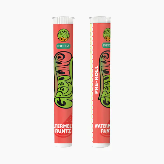 Greenline - Watermelon Runtz - Indoor Flower Pre-Roll - Indica - 1g - 1