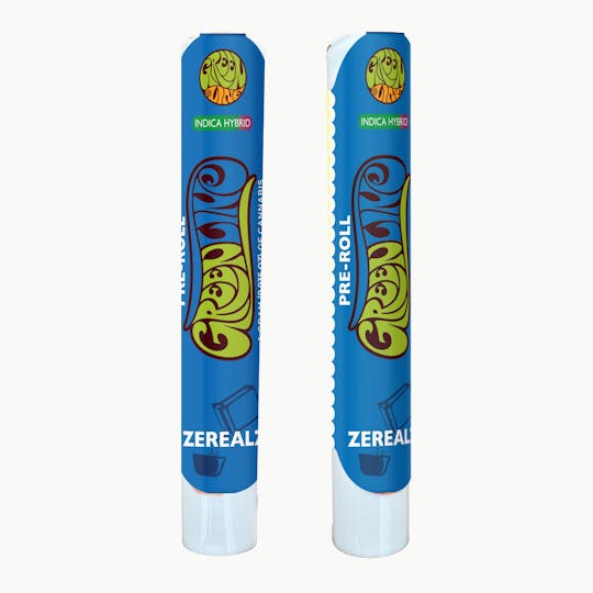 Greenline - Zerealz - Indoor Flower Pre-Roll - Indica Hybrid - 1g - 1