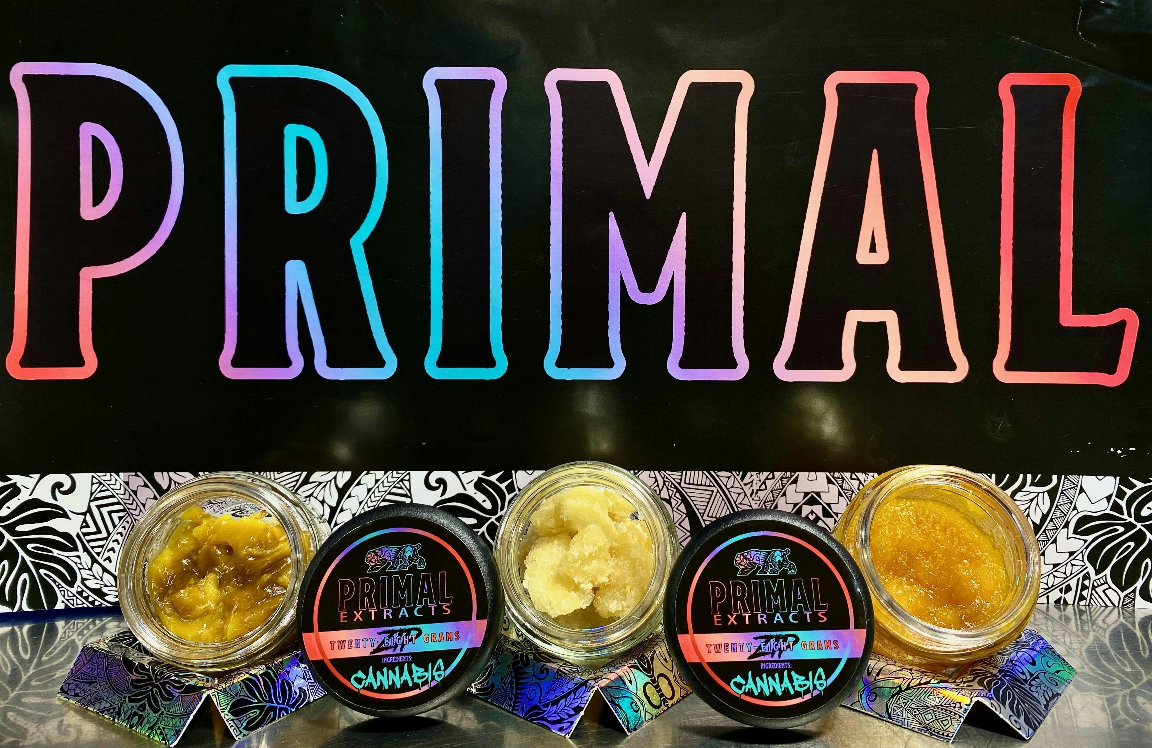 Primal Cannabis - 28 gram Hibiscus Live Badder Zip Jar - 1