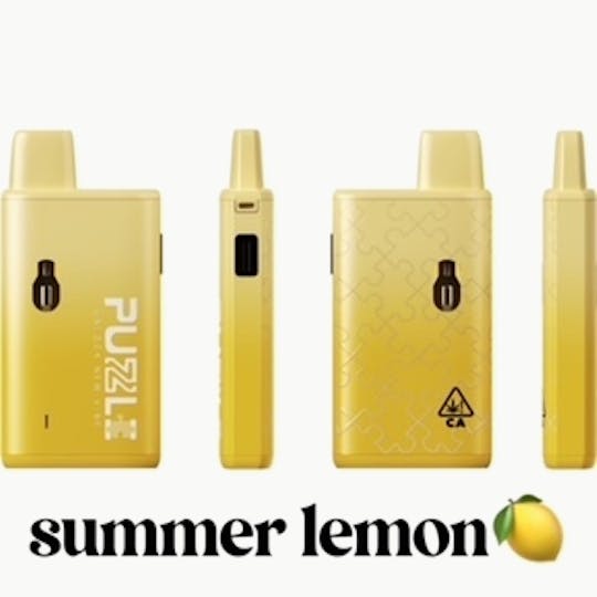puzzle - SUMMER LEMON 100% LIVE RESIN DISPOSABLE - 1