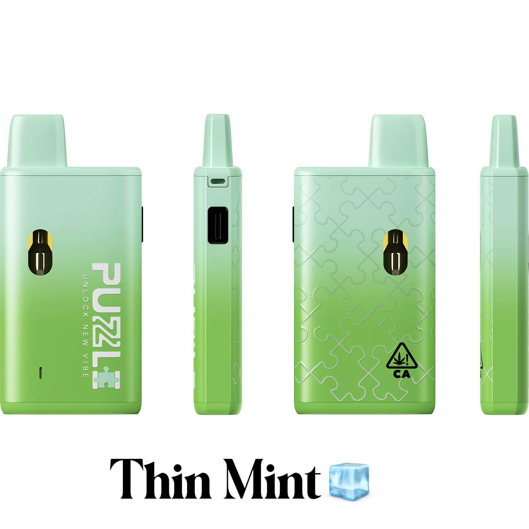 puzzle - THIN MINT 100% LIVE RESIN DISPOSABLE - 1