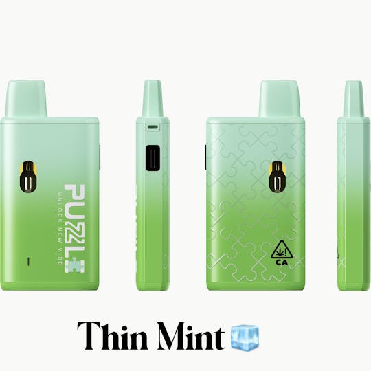 puzzle - THIN MINT 100% LIVE RESIN DISPOSABLE - 1