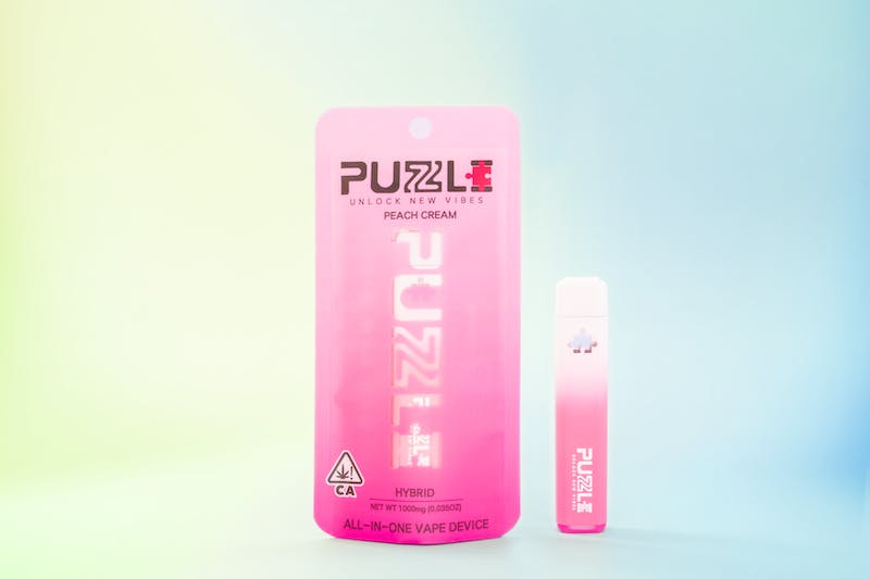 puzzle - PEACH AND CREAM 1G DISPOSABLE - 1