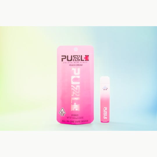puzzle - PEACH AND CREAM 1G DISPOSABLE - 1