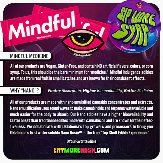 Mindful Indulgence - Mindful Indulgence | 1200mg TERP SYRP *Skunk* | Silly Rancher - 1