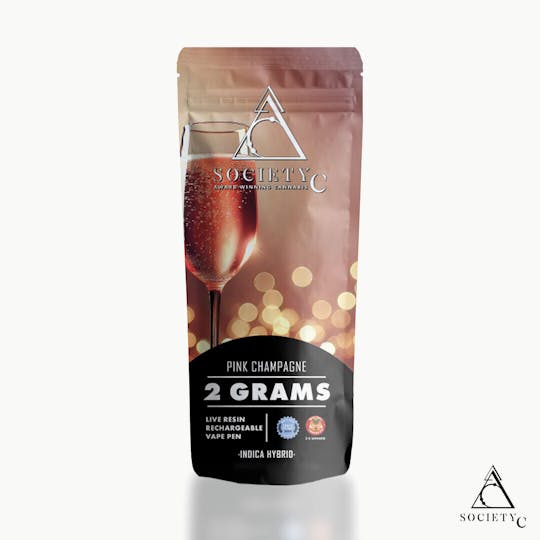 Society C - Society C - Pink Champagne - 2g Live Resin Disposable Vape - 1