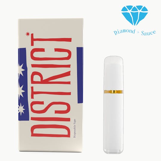 District Cannabis - Gelato Cake Liquid Diamonds and Sauce Disposable - 1