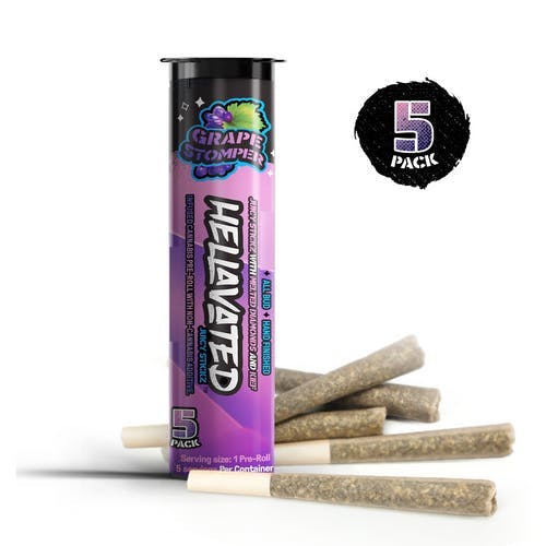 Hellavated - Grape Stomper Juicy Stickz 5pk 3.75g - 1
