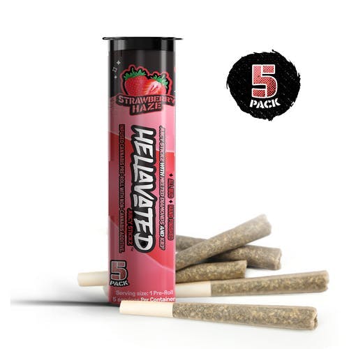 Hellavated - Strawberry Haze Juicy Stickz 5pk 3.75g - 1