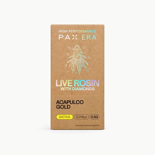 PAX - Live Rosin with Diamonds - Acapulco Gold 0.5g - 1
