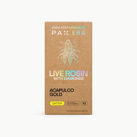 PAX - Live Rosin with Diamonds - Acapulco Gold 1g - 1