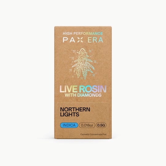 PAX - Live Rosin with Diamonds - Northern Lights 0.5g - 1