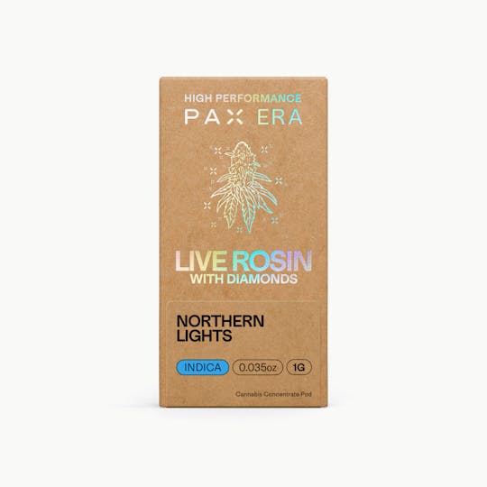 PAX - Live Rosin with Diamonds - Northern Lights 1g - 1