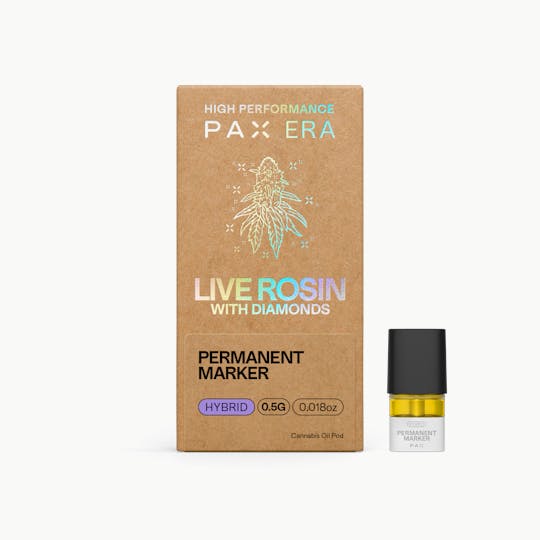 PAX - Live Rosin with Diamonds | Permanent Marker 0.5g - 1
