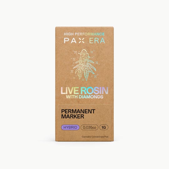 PAX - Live Rosin with Diamonds - Permanent Marker 1g - 1