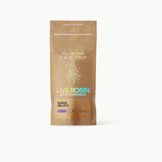 PAX - Live Rosin wIth Diamonds - Guava Gelato 1g - 1