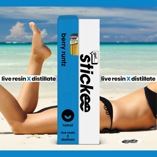 Stickee - STICKEE | Berry Runtz | 1G | Live Resin Disposable - 1