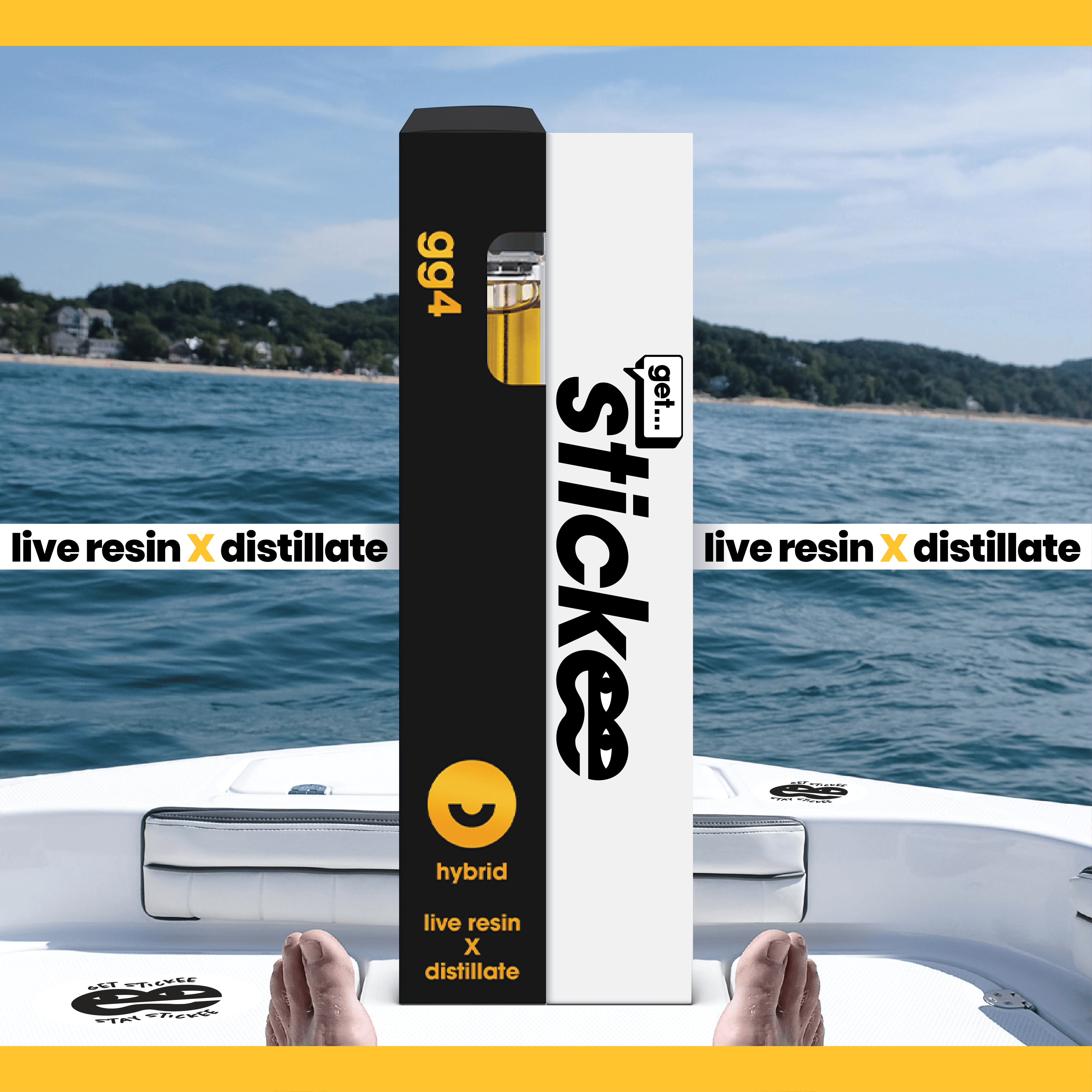 Stickee - STICKEE | GG4 | Live Resin Disposable | 1G - 1