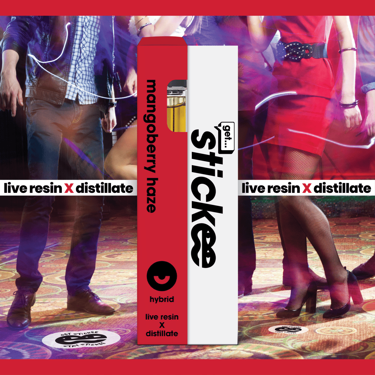 Stickee - STICKEE | Mangoberry Haze | Live Resin Disposable | 1G - 1