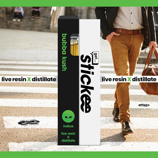 Stickee - STICKEE | Bubba Kush | 1G | Live Resin Disposable - 1