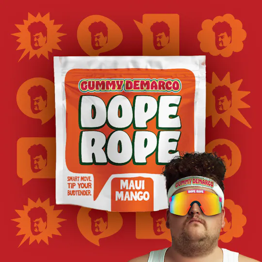 Dope Rope - DOPE ROPE | Maui Mango | 200MG | Premium Gummy Rope - 1