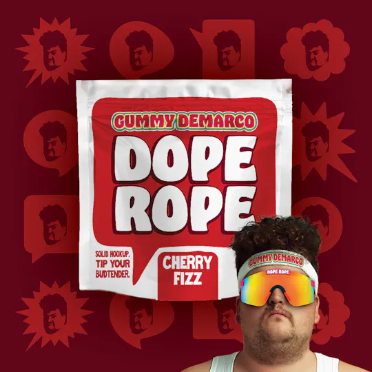 Dope Rope - DOPE ROPE | Cherry Fizz | 200MG | Premium Gummy Rope - 1