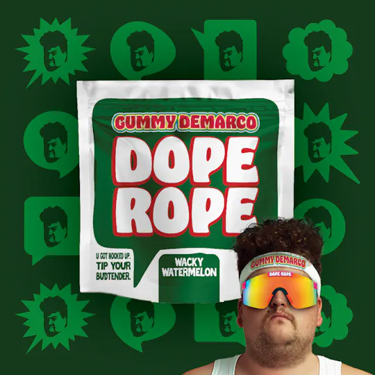 Dope Rope - DOPE ROPE | Wacky Watermelon | 200MG | Premium Gummy Rope - 1