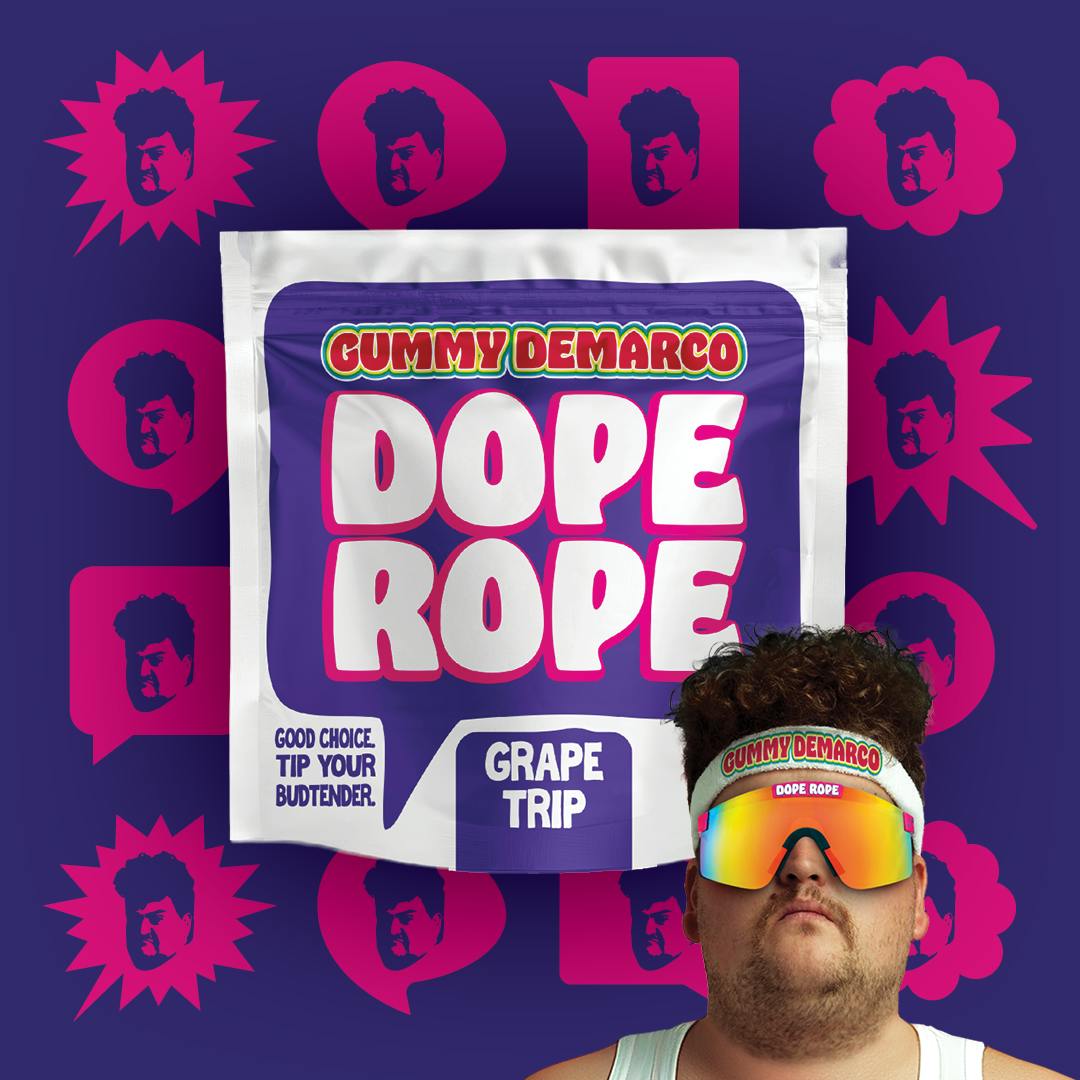 Dope Rope - DOPE ROPE | Grape Trip | 200MG | Premium Gummy Rope - 1