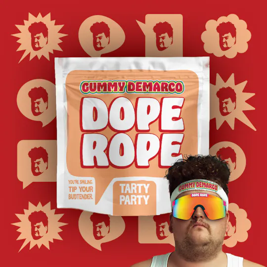 Dope Rope - DOPE ROPE | Tarty Party | 200MG | Premium Gummy Rope - 1