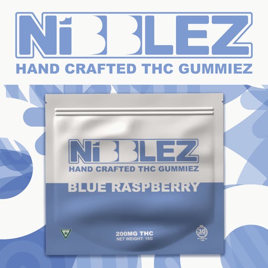 Nibblez - Nibblez | Blue Raspberry | 200MG - 1